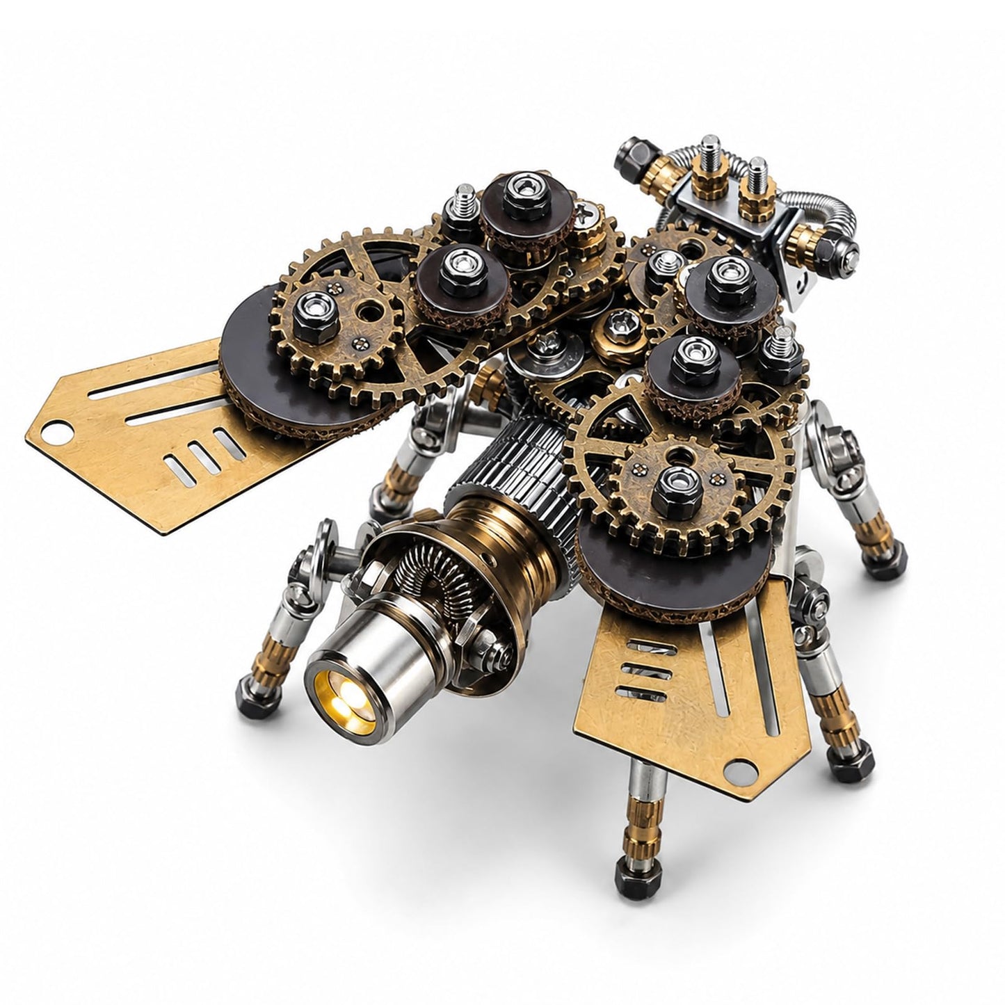 Adult 3D Metal Puzzle, Punk Insect Model Set, 3D Metal Puzzle Mechanical Insect Building Blocks, Fun DIY Assembly, high-end Men's Gifts.