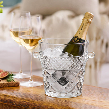 Whisquor Ice Buckets for Parties, 2-Liter Capacity, Durable Wine and Champagne Bucket, Perfect for Wine, Champagne or Beer Bottles, Perfect Ice Buckets for Parties, BBQs, Weddings, Picnics