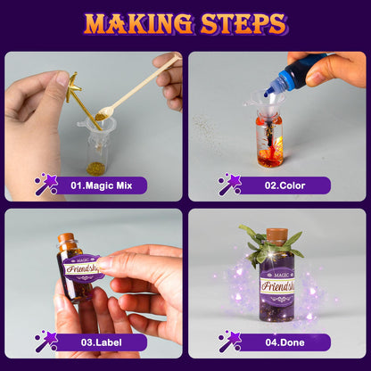 Magic Potion Kit for Girls,22 Potions Magic Mix Set for Kids 6 7 8 9 10 11 12 Years Mystery Potion Making kit Art Craft Kit Gifts Toys for Christmas Halloween Birthday