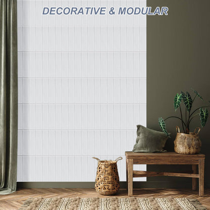 Large Cork Board Alternative 48" X 36" Bulletin Board - 12 Pack Removable Felt Wall Tiles, Cork Wall Tiles Bulletin Board Home Office Essentials - Warm White