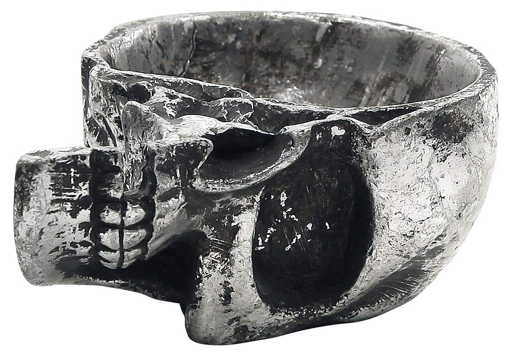 The Vault Alchemy Half Skull Box Haunted Gothic Jewellery Box Casket Mythical Death