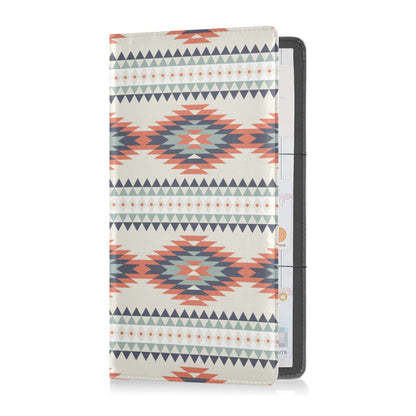 Kigai Aztec Car Registration and Insurance Holder for Women Men PU Leather Auto Glove Box Organizer Wallet Car Accessories for Essential Document Driver License ID Card