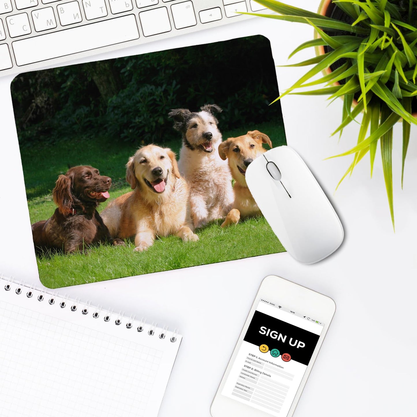 Nicunom 40 Pcs Sublimation Mouse Pad Blanks, Heat Press Printing Crafts Mousepads 3mm Thick DIY Custom Mouse Pads Anti-Slip Rubber Mouse Mat for Office Laptop Computer Gaming