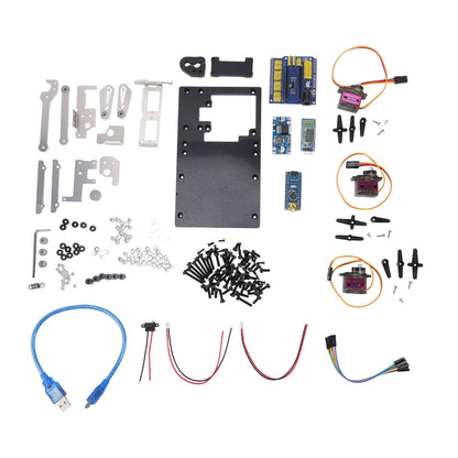 DIY Drawing Robot Kit with Mechanical Arm - Educational Pen Plotter Writing Robot for Classroom Learning & Kids Creative DIY Projects