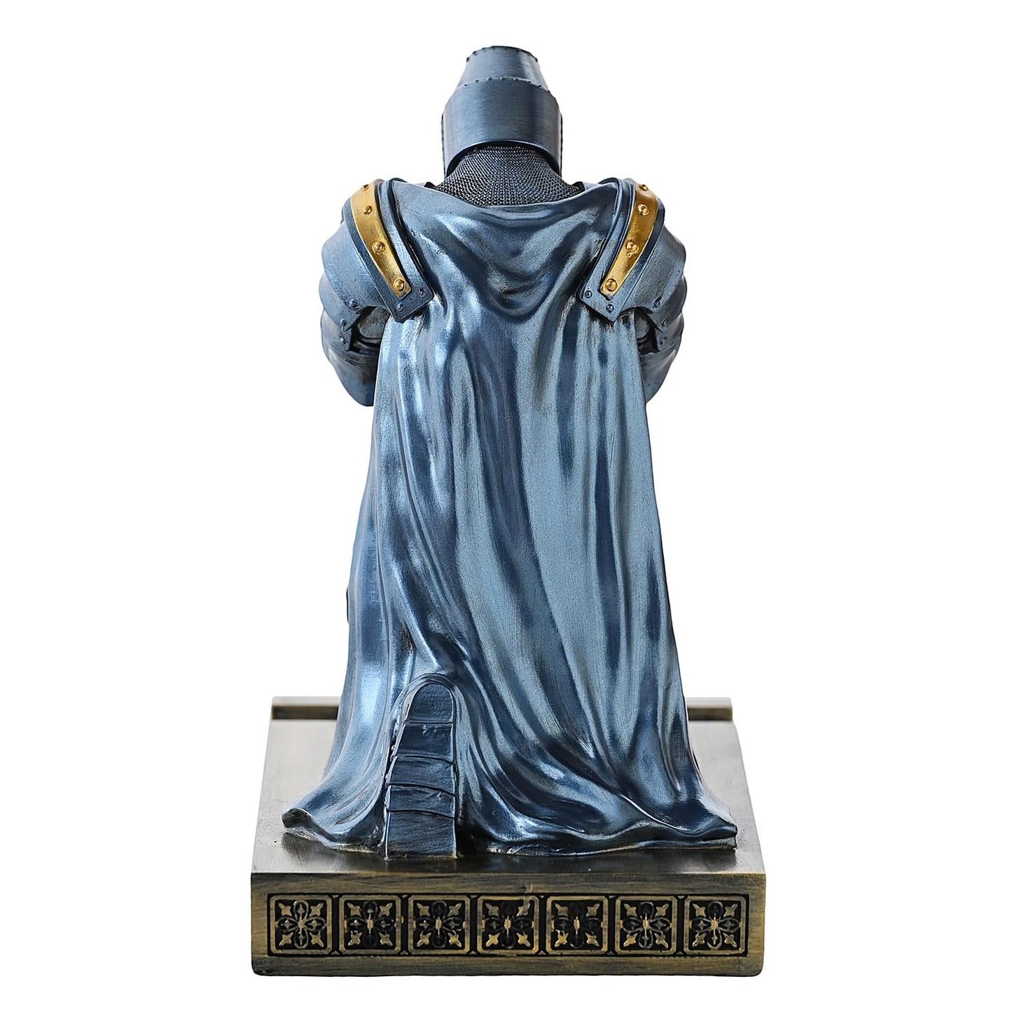 Medieval Templar Vanguard Officer Knight Pen Holder Desk Organizers Blue