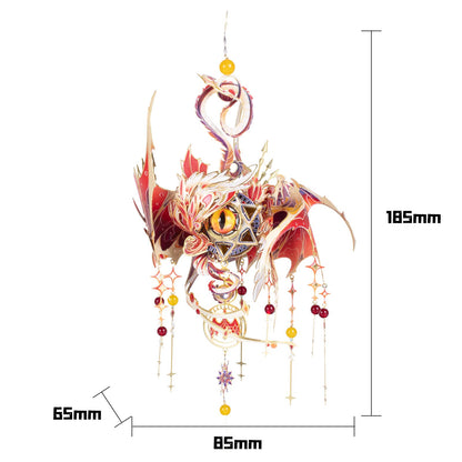 MU 3D Metal Puzzles Model Kits for Adults Building The Eye of Devil, Serpent Evil Wedjat-Eyes Steel Ancient Myths Magic Power Metal Earth Piece DIY Sets, Birthday New Year Xmas Gift