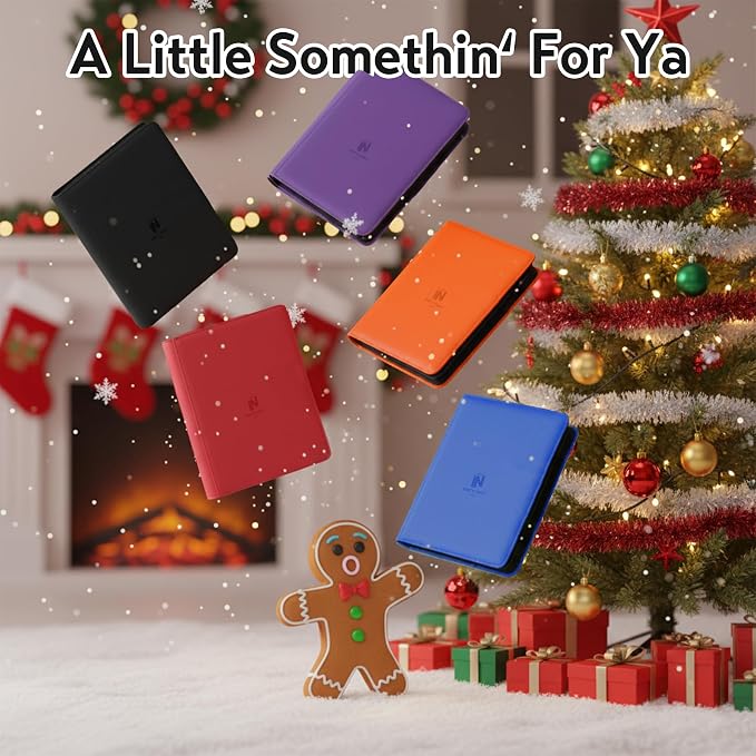Trading Card Binder, Premium 9 Pocket 540 Double Sided Pocket Collection Binder, Card Album for TCG Card Holder for Game Card, Sports Card, Yugioh, MTG etc (Blue)