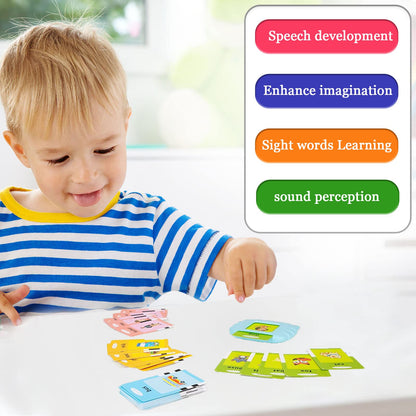 Startcan Talking Flash Cards for Toddlers 1 2 3 4 5, Speech Therapy Toys Autism Toys, ABC 123 Sight Words Etc - 255 Cards-510 Sides, Educational Learning Interactive Toys with Giftable Package