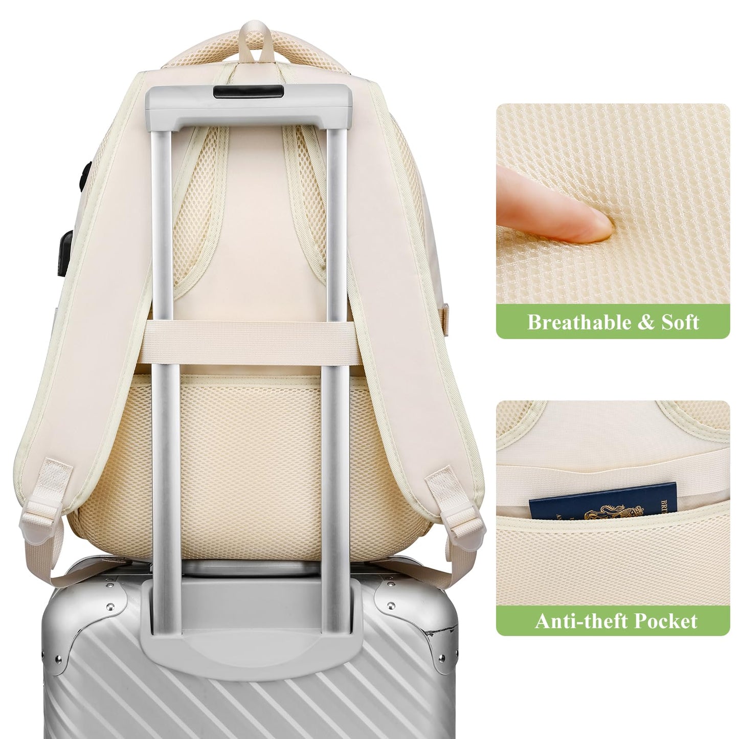 kadilong School Backpack for Teen Girls,Cute Backpacks for Women Aesthetic Bookbag Laptop Bag Back Pack for Middle School