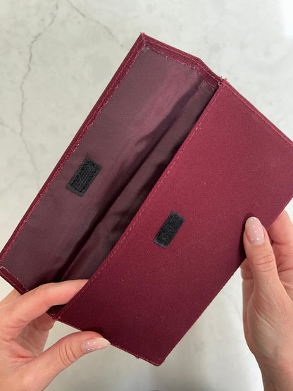WANDERINGS Zipper Case Card Sleeve Holder Travelers Journal Accessory for Regular Size Refillable Travel Journals - 4.25" x 8.25" - 100% Cotton Fabric Planner Accessories for Standard Notebooks