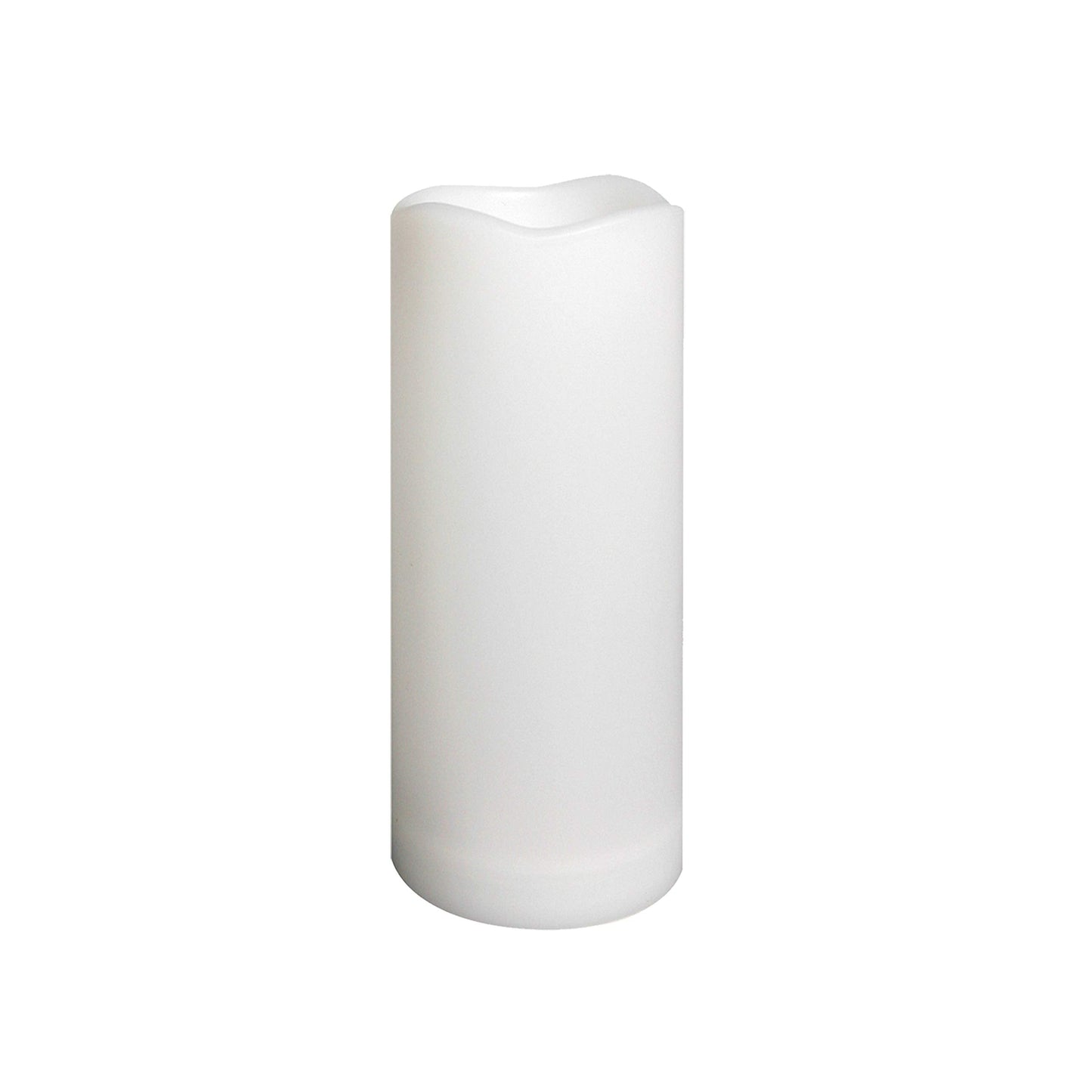 Waterproof Outdoor Flameless Pillar Candle with Timer Battery Operated Electric LED Candle Set for Gift Home Décor Party Wedding Supplies Garden Halloween Christmas Decoration, 1 Pack, 3” x 7”