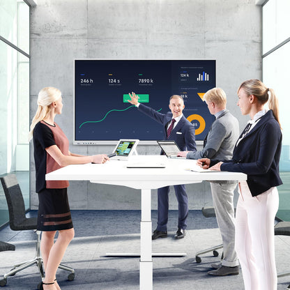 70 Inch 4k Smart Board Touch Screen Interactive whiteboard,40 Point Touch Digital whiteboard, Interactive whiteboard Display & Smart Board for Classroom and Office use,