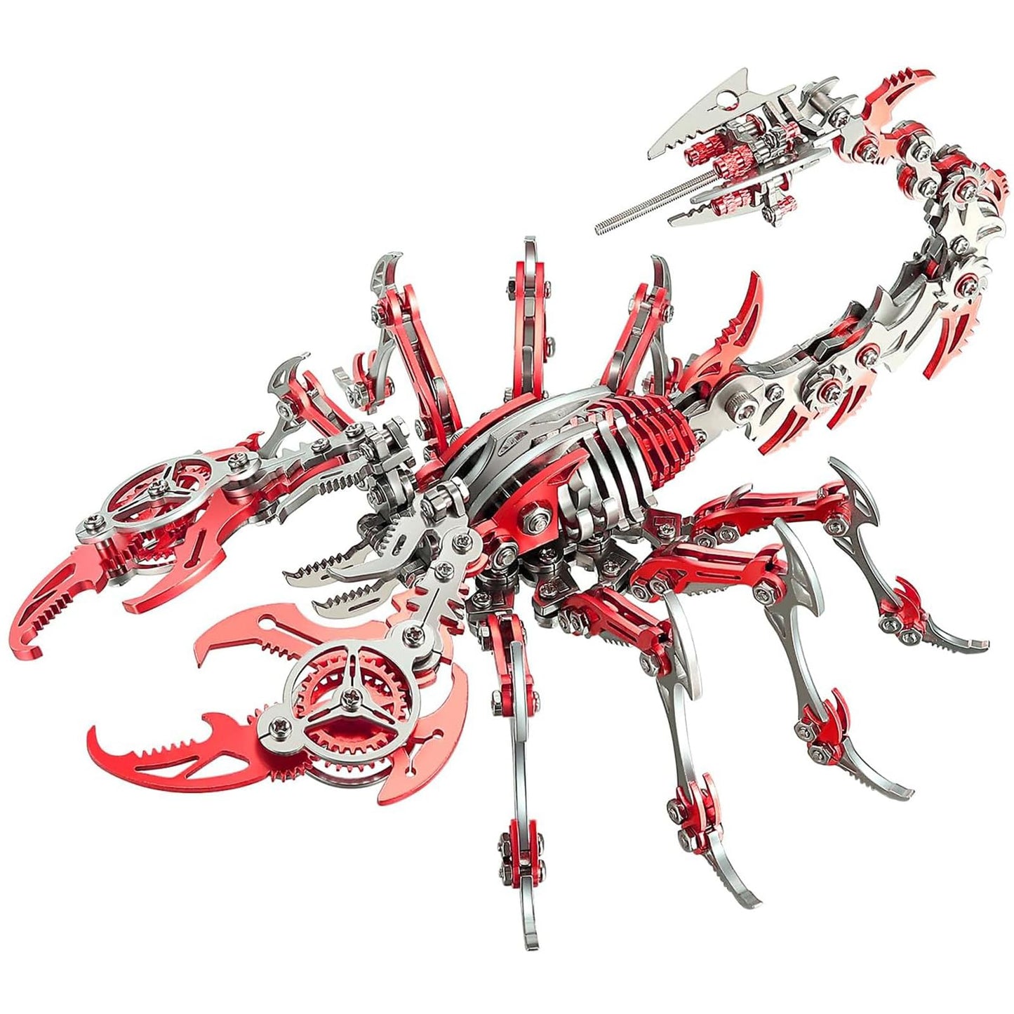 OreilleStar 3D Metal Scorpion Puzzles: 350+ Pieces, Stainless Steel, Assembly & Disassembly, Modern Style, DIY Building Block Toys, Brain Teaser, Ages 15+