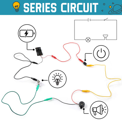 Sntieecr Electric Circuit Motor Kit with Solar Panel, Solar Motor Kit for Kids Science Experiment Educational Montessori Learning Kits, DIY STEM Science Project for Boys and Girls