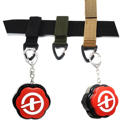 2 Pack Wrong Buzzers, Sound Buttons Portable Keychain with Sound, Answer Buzzers Set of 2, Incorrect Buzzers for Game Show, Wrong Buttons for Communication