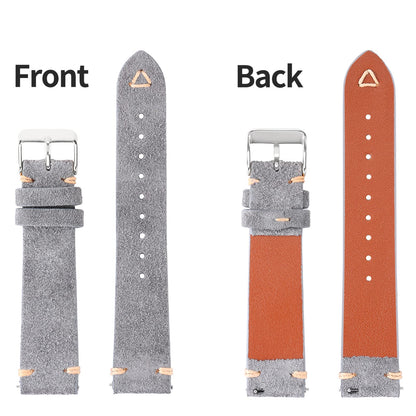 WOUKUP Quick Release Suede Leather Watch Bands Vintage Watchband for Men Watch Strap 18mm 19mm 20mm 21mm 22mm 24mm