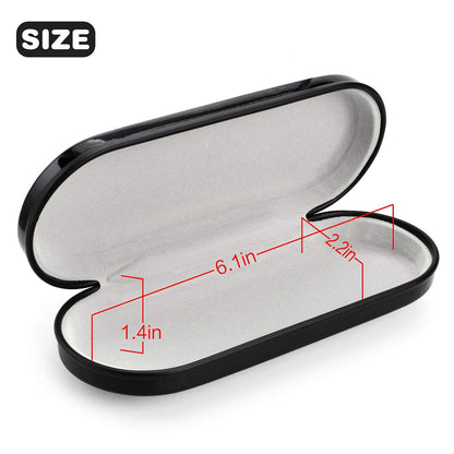Vemiss Hard Shell Eyeglass Cases, Lightweight Portable Glasses Case for Women Men (2 Pack (Green, Yellow))