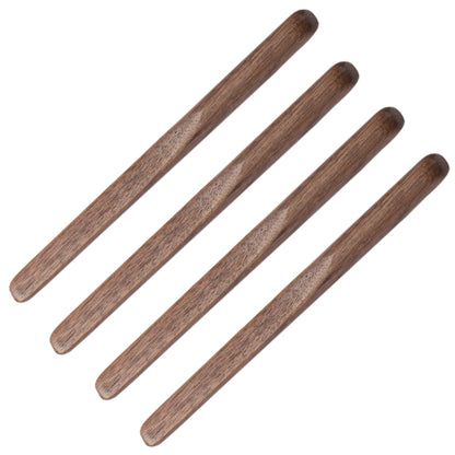 MIGAKU HOME Black Walnut Wood 4Pcs Coffee Stirrers 6″ Reusable & Multifunctional for Coffee, Drinks, Tea, Milk, Oatmeal, Crafts and Oil, butter spreader Great for jam, jelly, peanut butter etc.