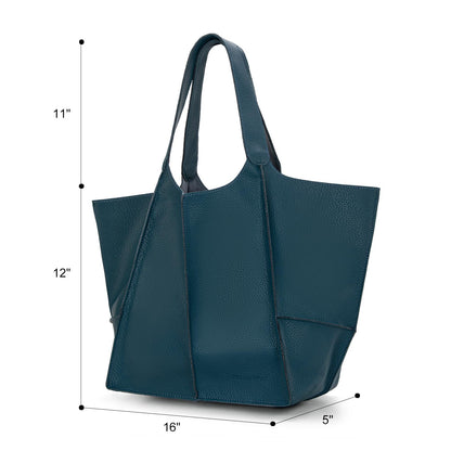 Montana West Tote Bag for Women Large Hobo Purses and Handbags Designer Gift Teal Blue MWC-567LKB