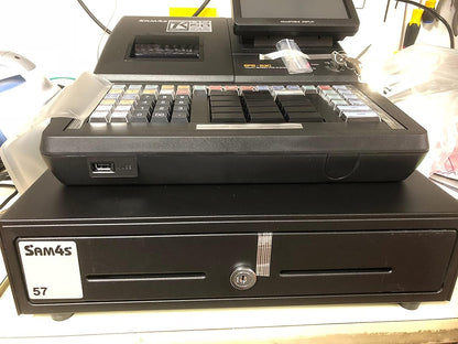 HK SYSTEMS SAM4S Cash Drawer Insert Money Tray 57 with 160key Wet Cover, 5 Bills and 5 Coins (Bundle)