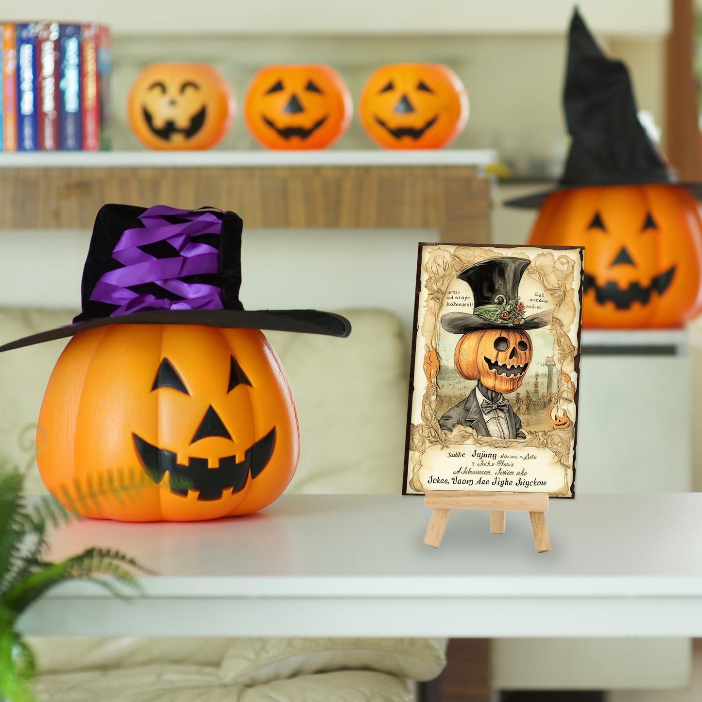 Whaline 32 Pack Halloween Greeting Cards with Stickers Envelopes Vintage Pumpkin Black Cat Skull Blank Note Cards for Trick or Treat Invitation, 4 x 6 Inch