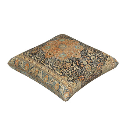 17th Century Turkish Carpet Print Throw Pillow Covers Modern Pillow Cushion Cases, Decorative Square Pillowcases for Sofa Couch Bedroom Living Room Car 20"X20"
