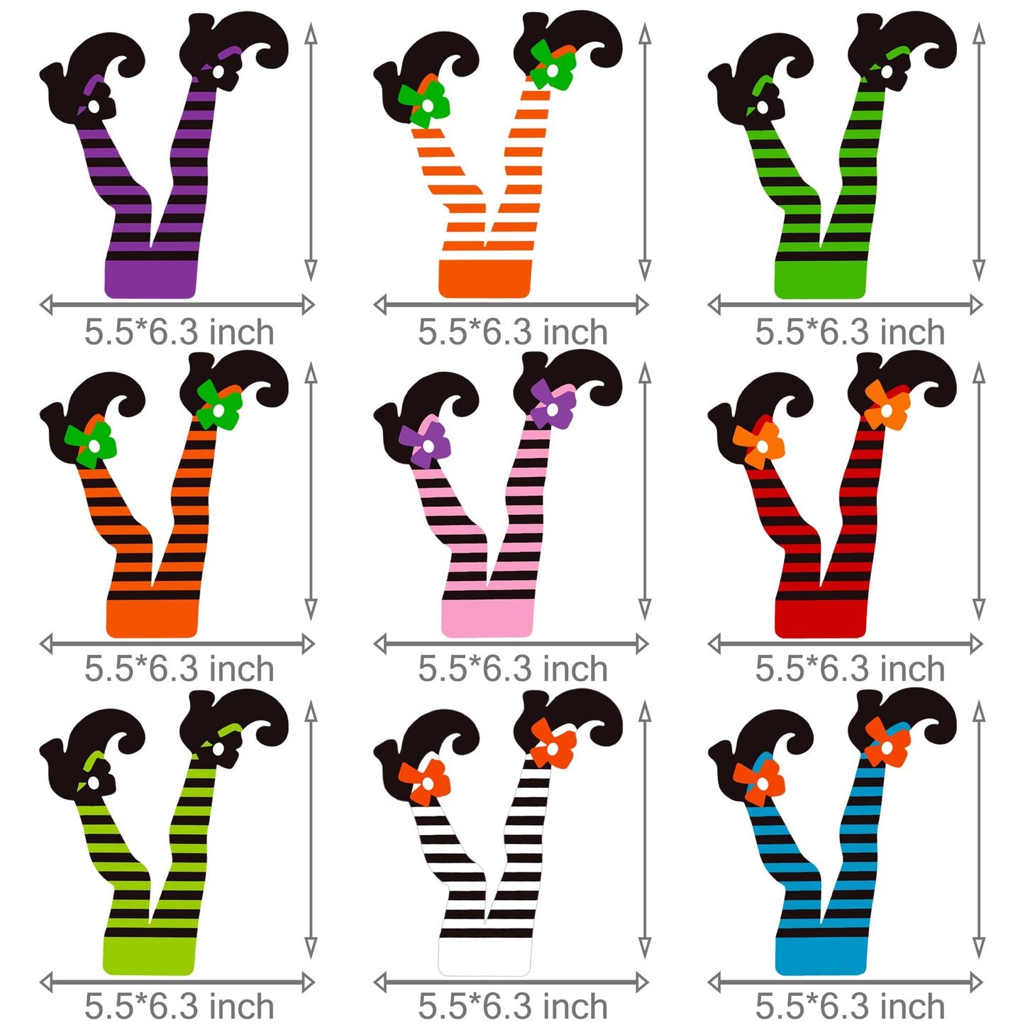 Halloween Witch Boot Hanging Swirls Halloween Party Decorations 24PCS Witch Feet Shoes Hanging Streamers Halloween Party Supplies for Wizard Legs Spooky Baby Shower Birthday Party Decor