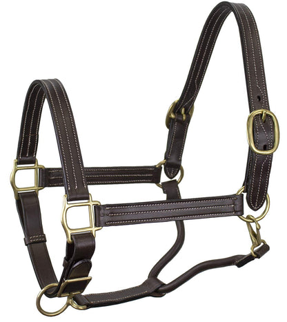 Derby Originals Coventry Triple Stitch Adjustable Leather Halter