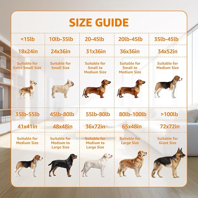 Washable Pee Pads for Dogs: 24x36 Reusable Puppy Pads, Absorbent Whelping Mats with Non-Slip Bottom Waterproof Bone Print