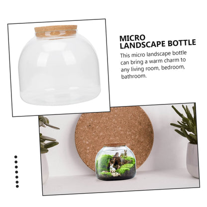 FUNOMOCYA Plant Terrariums Micro Landscape Bottle Glass Bottle Decor DIY Room Plant