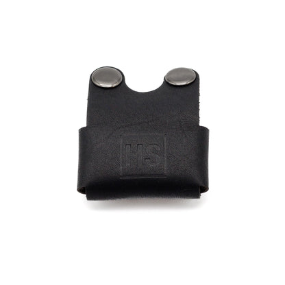 Henson Shaving Razor Leather Head Cover/Sheath for Henson AL13 and Henson Ti22 (Black Leather)