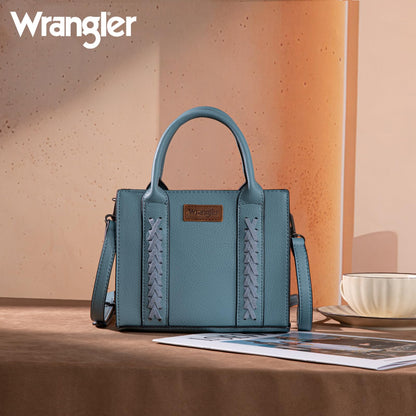 Wrangler Mini Tote Bag for Women Cute Small Satchel Purse Top-handle Handbag with Strap