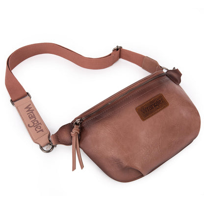 Wrangler Large Fanny Packs for Women Waist Bag Travel Belt Bags Crossbody Sling Purse WG82-A194HPK
