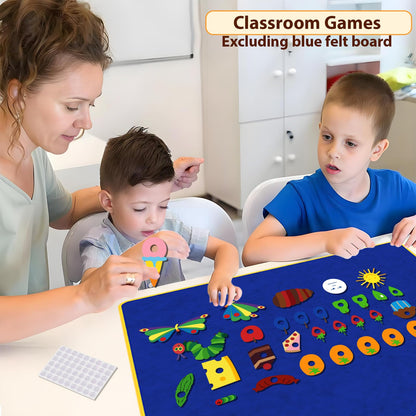 Ai fsem Very Hungry Caterpillar Felt Board Story Sets Preschool Learning Activities Toddler Storytelling Interactive Toys Flannel Board Felt Toys