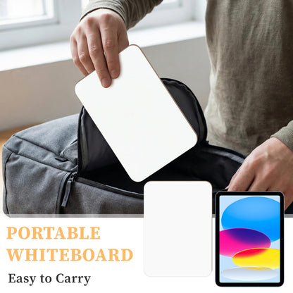 6 Sets Mini Whiteboard Small Dry Erase Board 5''x 7'' Double Sided Small White Board Dry Erase with Markers Erasers Pen Holders Portable Mini Whiteboard for Classroom Teacher Home Office