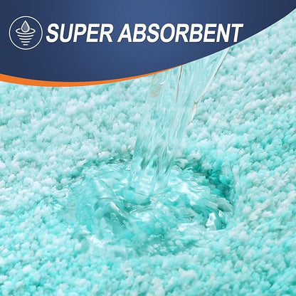 OLANLY Bathroom Runner Rugs Mat 47x24, Extra Soft Absorbent Microfiber Bath Rugs, Rubber Backing, Quick Dry, Washable Long Bath Mats for Bathroom Floor, Tub and Shower, Home Decor Accessories, Teal