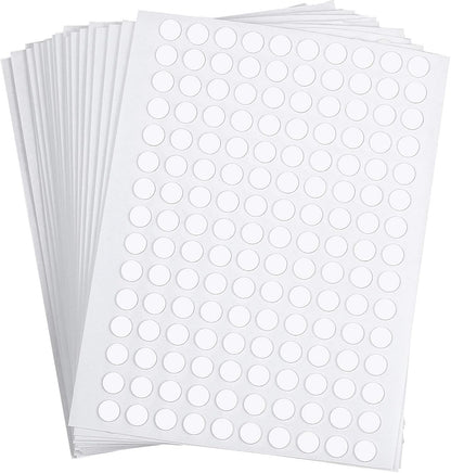 Zonon 3000 Pcs Double Sided Adhesive Dots Clear Glue Point Tape Stickers Balloon Glue Round Mini No Traces Adhesive Sticker Dot Sticker for Classroom Decor Craft DIY Office (0.47 Inch/ 12 mm)