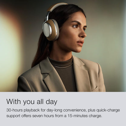 Bowers & Wilkins Limited Edition Px8 Over-Ear Bluetooth Headphones, Advanced Active Noise Cancellation Wireless Headphones, Luxurious Materials, 30-Hr Battery Life, 15-Min Quick Charging, Dark Forest