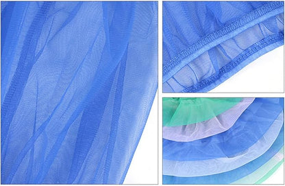 Bird Cage Seed Catcher Guard Parrots Mesh Net Cover Stretchy Soft Airy Fitting Skirt For Indoor Outdoor Feeders Bird Seed Catcher Net Large For Indoor Cage Outdoor Feeders Birdcage Cover Mesh Skirt