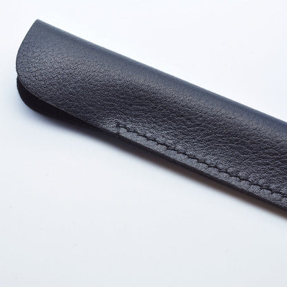 LACHIEVA LUX Single Pen Leather Case, Pouches for Writing Instruments (Black)
