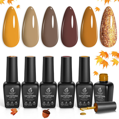 Beetles Halloween Gel Nail Polish Set – Wicked Mystic 8 Colors Gel Polish Kit, Gold Silver Black Green Blue Cat Eye Purple Red Glitter with Nail Art Accessories UV LED Soak Off Manicure Gift for Women