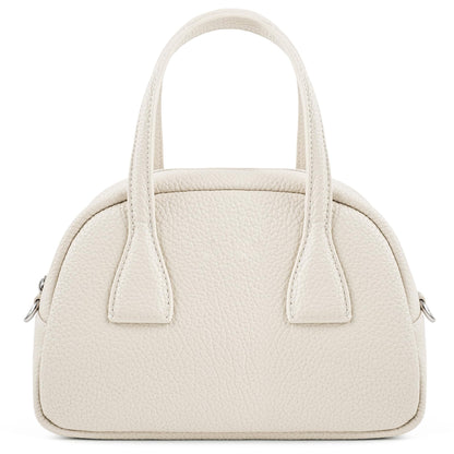 Goinsound Mini Dome Top Handle Bag for Women, Pebbled Vegan Leather Crossbody Purse with Adjustable Strap, Trendy Small Handbag