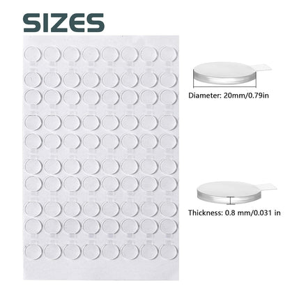 Adhesive Stick dots Two-Sided Sided Mounting Putty Stick Tack for Wall Hanging Crafts Balloons Festival Party Decorations,Clean Removable(0.79"*0.79"-360)