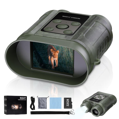 Gifts for Men and Teen Boys,Night Vision Goggles,Night Vision Binoculars,32GB Card Included, Photo/Video Capture,Outdoor Tools for Education, Wildlife Watching,Birthday Gifts for Boy,Men,Gift for Dad