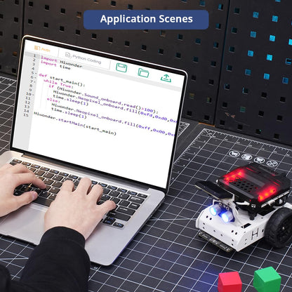 LewanSoul AiNova AI Vision Robot Car for Scratch & Python Programming, Coding Robot Kit STEM Projects Educational Building Robot Open Source Smart Robotic, Standard Kit