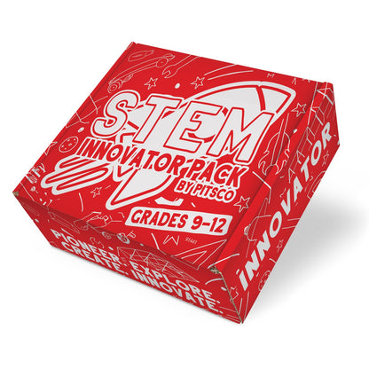 Pitsco Education STEM Innovator Pack, 4-in-1 Kits for Kids Ages 15 and up, DIY Projects, Educational Construction