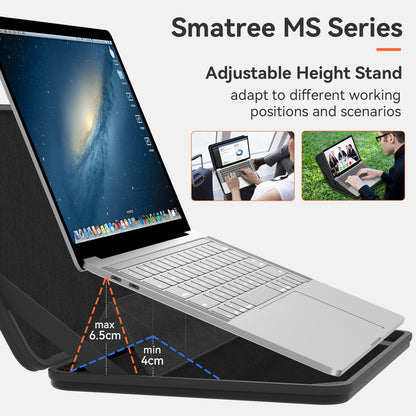 Smatree MS54T Hard EVA Protective Sleeve Case with Stand Compatible for 14 inch ASUS Vivobook 14 Notebook Bag