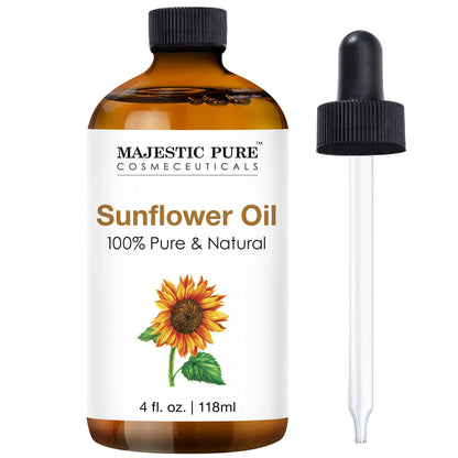 Majestic Pure Lavender Essential Oil with Glass Dropper - Huge 4 Fl Oz - 100% Pure and Natural Lavender Oil - Premium Grade Essential Oils for Diffuser, Aromatherapy, Soap and Candle Making