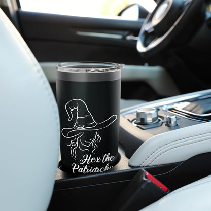 Hex The Patriarchy Halloween Witch Feminist Stainless Steel Insulated Tumbler