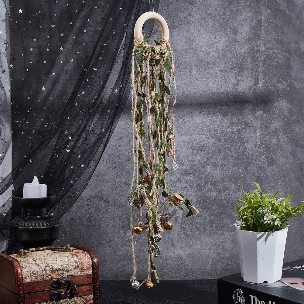 FREEBLOSS 3 Set DIY Witch Bells Kit Witch Bells for Door Knob